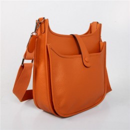 Hermes Evelyne GM W32cm Messanger Bag Orange